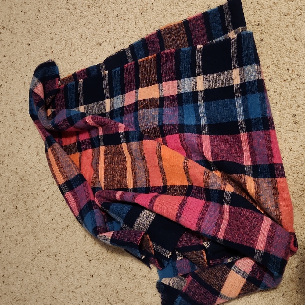 St. John's Bay Large Soft Multi-colored Scarf